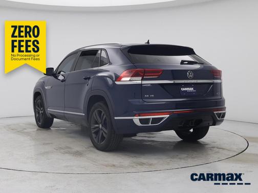 Blue 2021 Volkswagen Atlas Cross Sport SE w/Tech