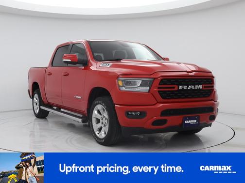 Red 2022 RAM 1500 Bighorn