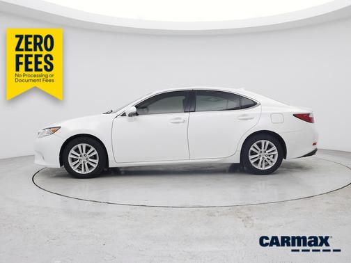 White 2015 Lexus ES 350