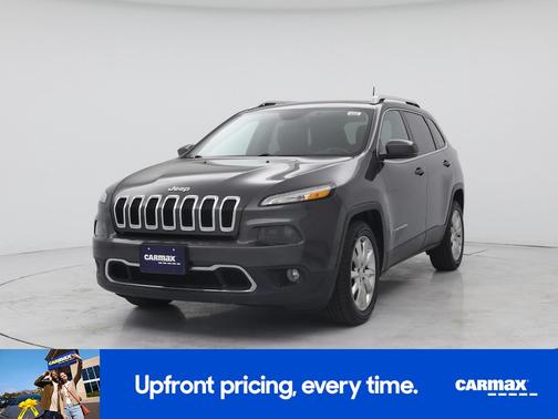Black 2016 Jeep Cherokee Limited
