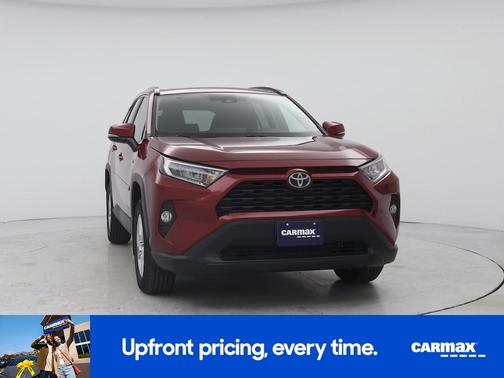 Red 2021 Toyota RAV4 XLE