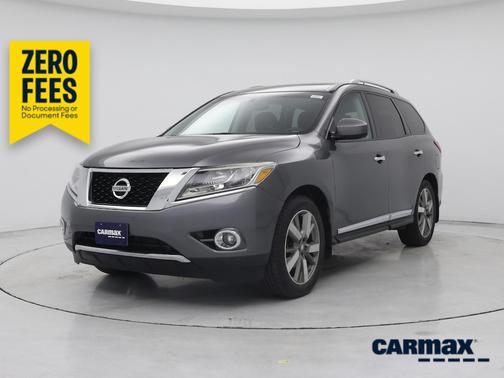 Gray 2015 Nissan Pathfinder Platinum