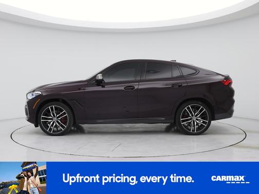Burgundy 2021 BMW X6 M50i