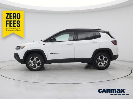 White 2022 Jeep Compass Trailhawk