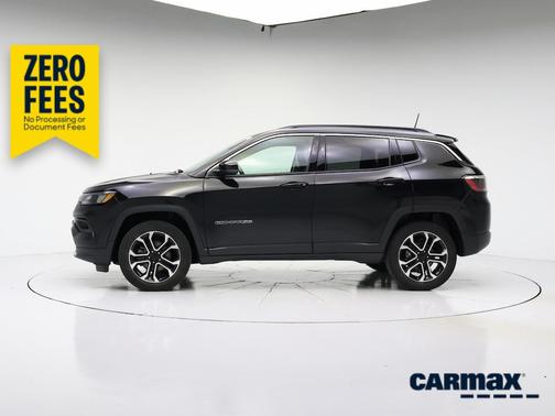 Black 2022 Jeep Compass Limited