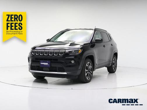 Black 2022 Jeep Compass Limited