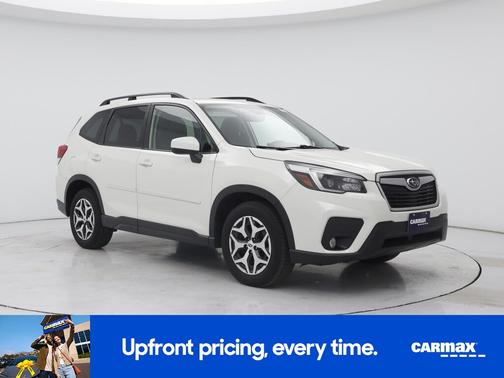 White 2021 Subaru Forester Premium