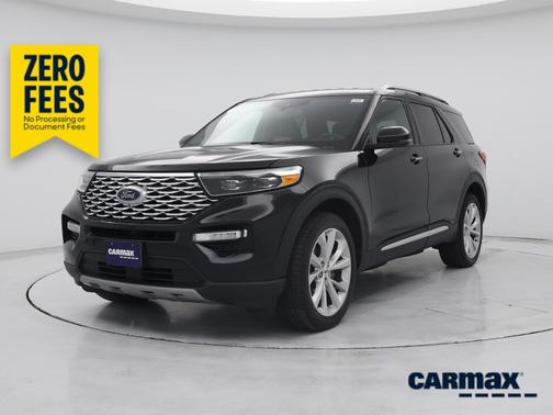 Black 2022 Ford Explorer Platinum