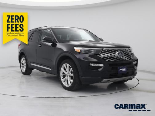 Black 2022 Ford Explorer Platinum