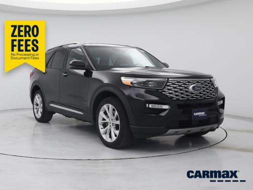 Black 2022 Ford Explorer Platinum