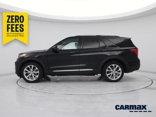 Black 2022 Ford Explorer Platinum