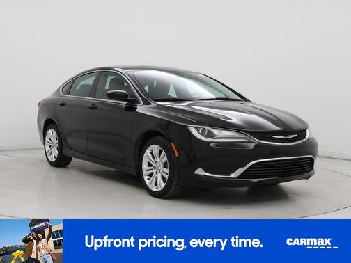 Black 2015 Chrysler 200 Limited