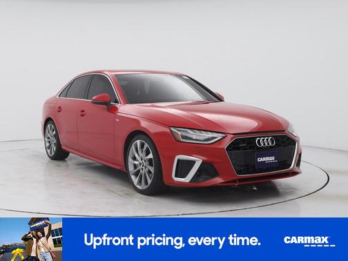 Red 2020 Audi A4 Prestige