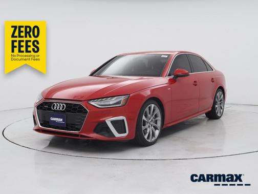 Red 2020 Audi A4 Prestige