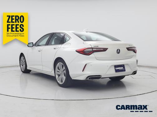 White 2021 Acura TLX Technology