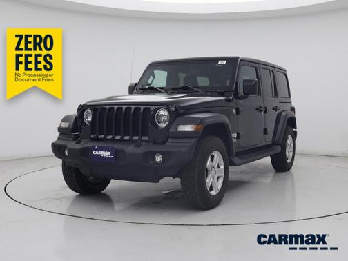 Black 2020 Jeep Wrangler Unlimited Sport S