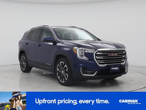 Blue 2022 GMC Terrain SLT