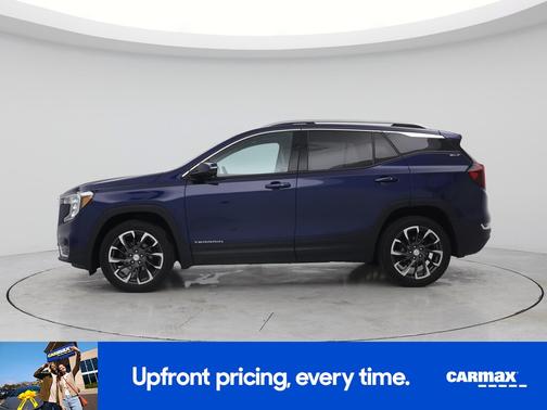 Blue 2022 GMC Terrain SLT