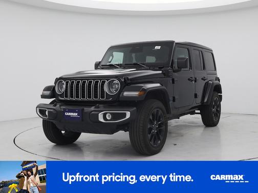 Black 2025 Jeep Wrangler 4xe Sahara