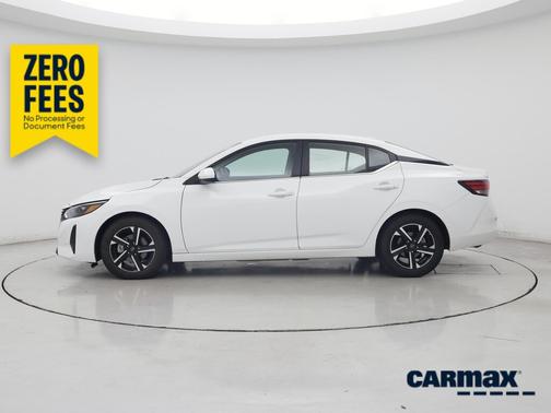 White 2025 Nissan Sentra SV