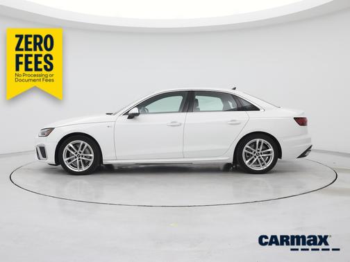 White 2022 Audi A4 S-Line Premium Plus