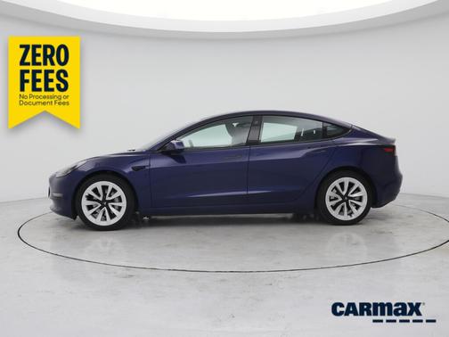 Blue 2023 Tesla Model 3