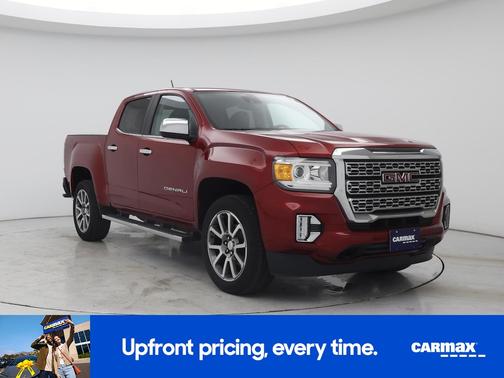 Red 2021 GMC Canyon Denali