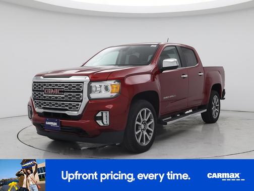 Red 2021 GMC Canyon Denali
