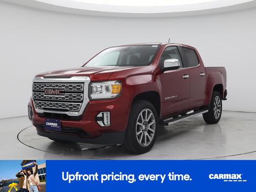 Red 2021 GMC Canyon Denali