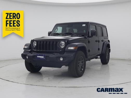 Black 2024 Jeep Wrangler Sport
