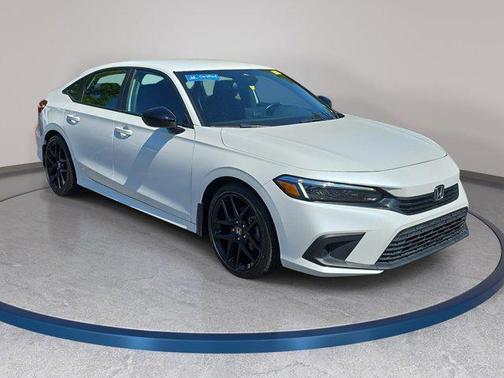 Platinum White Pearl 2023 Honda Civic Sport