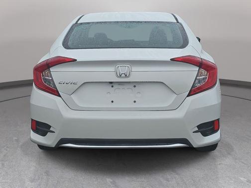 Platinum White Pearl 2019 Honda Civic LX
