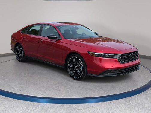 Radiant Red Metallic 2026 Honda Accord Hybrid Sport