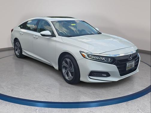 Platinum White Pearl 2018 Honda Accord EX-L