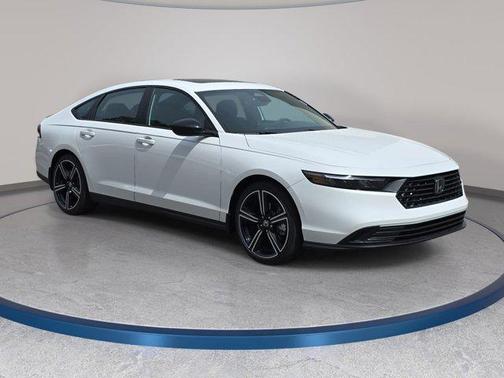 Platinum White Pearl 2026 Honda Accord Hybrid Sport