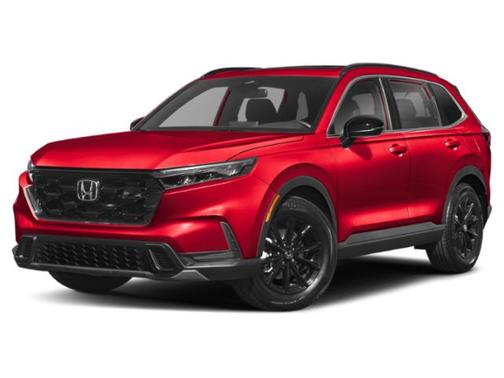 Radiant Red Metallic 2025 Honda CR-V Hybrid Sport AWD