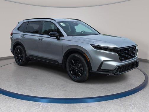 Solar Silver Metallic 2026 Honda CR-V Hybrid Sport-L FWD