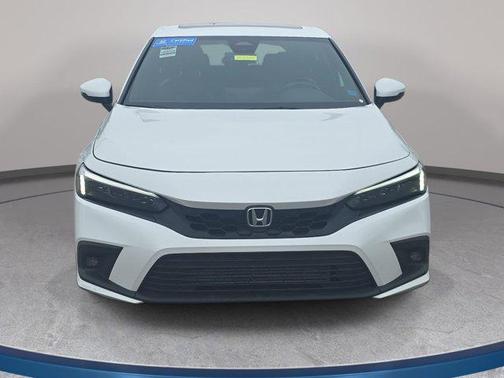 Platinum White Pearl 2024 Honda Civic Sport Touring