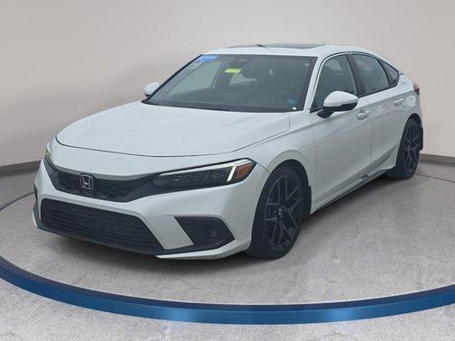 Platinum White Pearl 2024 Honda Civic Sport Touring