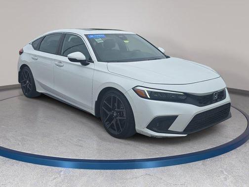 Platinum White Pearl 2024 Honda Civic Sport Touring