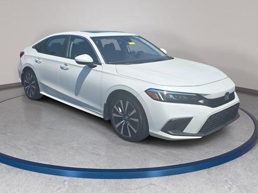 Platinum White Pearl 2024 Honda Civic EX
