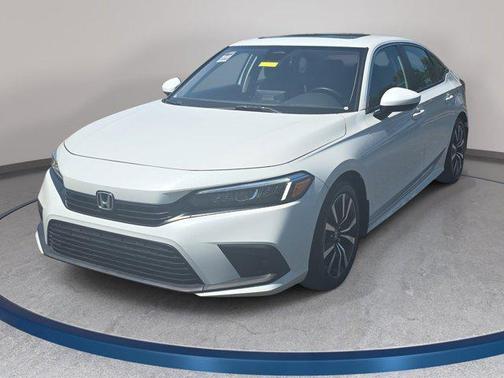 Platinum White Pearl 2024 Honda Civic EX