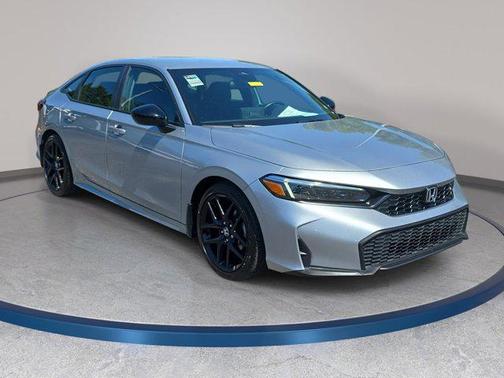 Solar Silver Metallic 2025 Honda Civic Sport