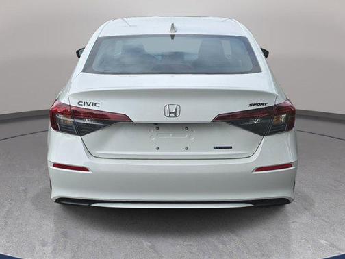 Platinum White Pearl 2026 Honda Civic Hybrid Sport