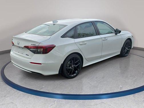 Platinum White Pearl 2026 Honda Civic Hybrid Sport