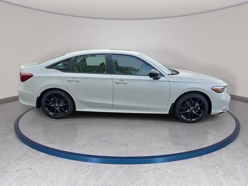 Platinum White Pearl 2026 Honda Civic Hybrid Sport