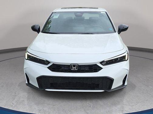 Platinum White Pearl 2026 Honda Civic Hybrid Sport
