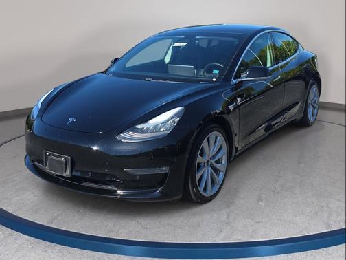 Solid Black 2020 Tesla Model 3 Long Range