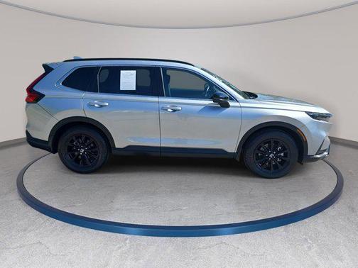Solar Silver Metallic 2025 Honda CR-V Hybrid Sport FWD