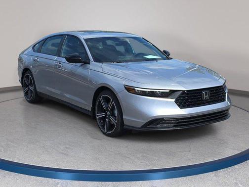 Solar Silver Metallic 2026 Honda Accord Hybrid Sport